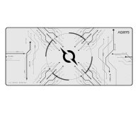 AQIRYS GRUIS Extra Large 900x400 white - 1534061 - zdjęcie 1